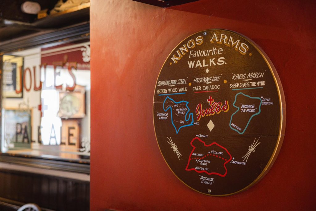 The Kings Arms - A Great Place to Stop after a Long Walk!