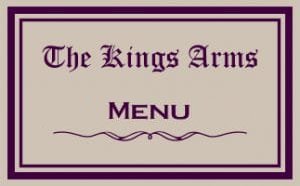 The Kings Arms Menu